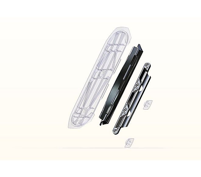 MSC SWAT 2.0, DOOR LATCH KIT, W/ PIPELINE FOR SINGLE CABLE