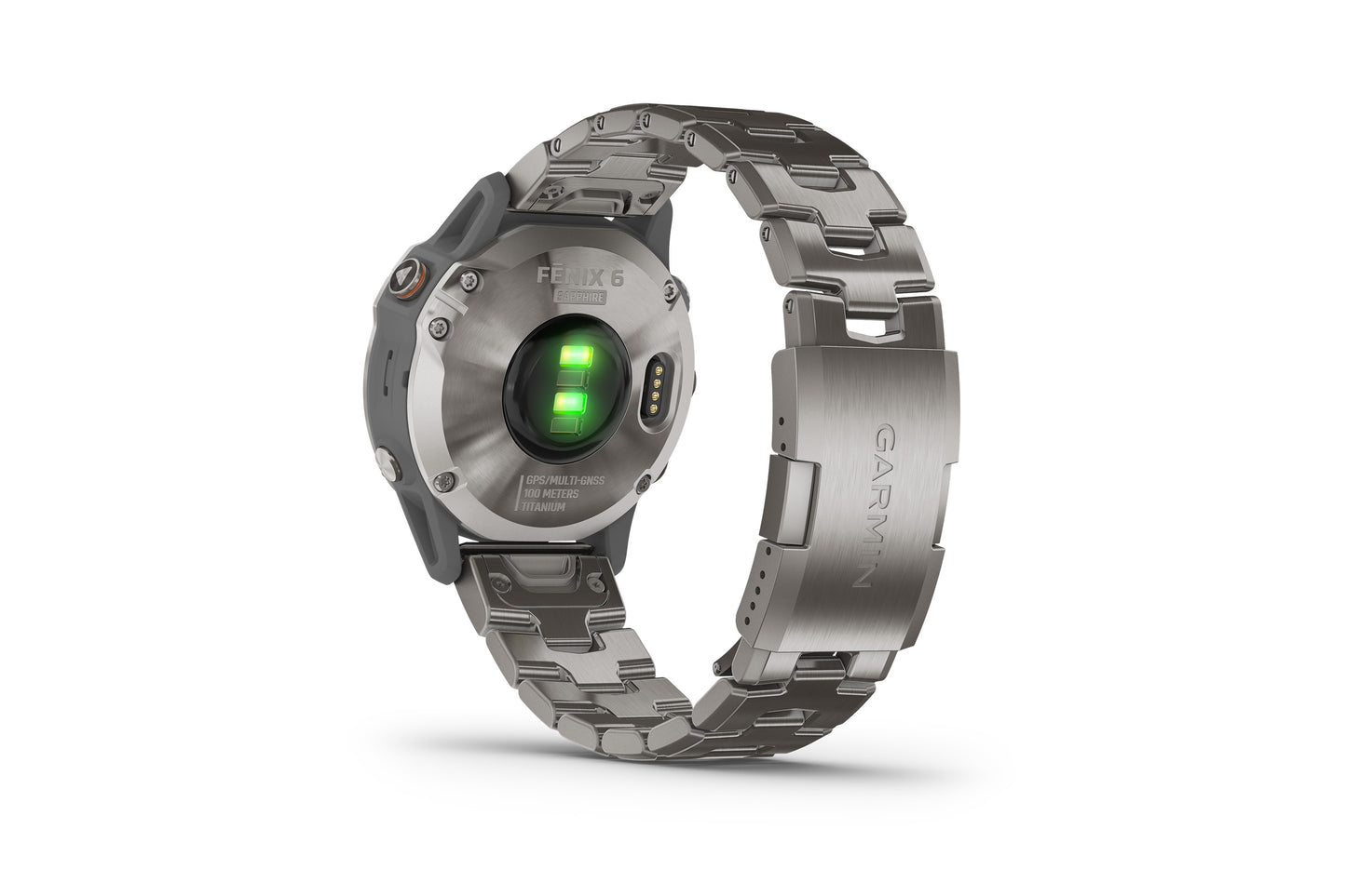 Garmin Fenix 6 Sapphire, Titanium Gray w/Ti Band