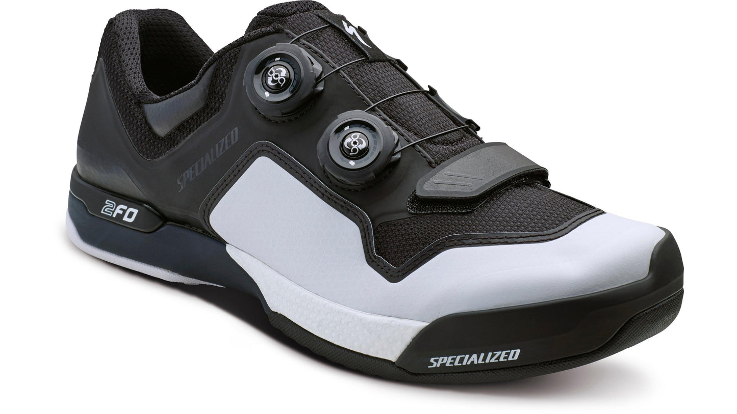 Specialized 2FO ClipLite Mountain Bike Shoes - Black/white 45