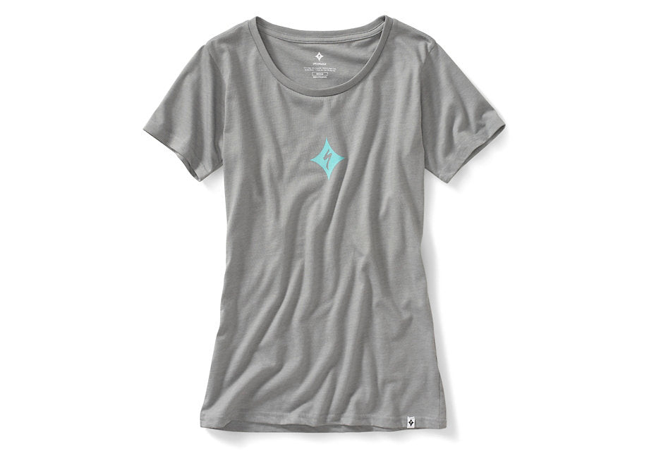 Specialized Brand Tee Wmn Tee Light Grey X-Small
