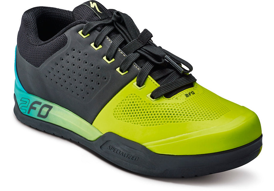 Specialized 2Fo Clip Shoe Black/Turquoise Fade