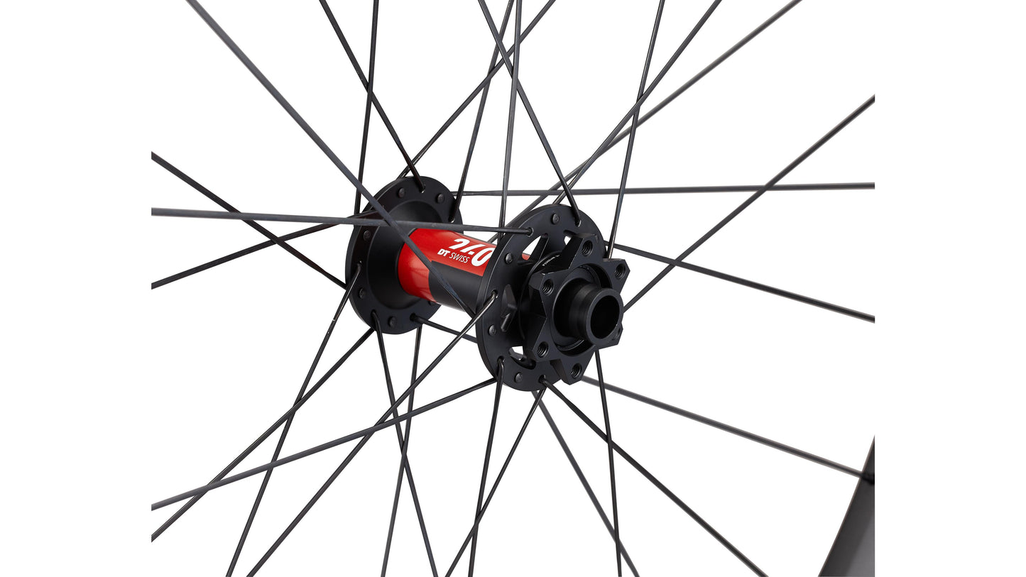 Specialized Roval Traverse SL II 240 6B - Satin Carbon/gloss Black 29 Rear 28H