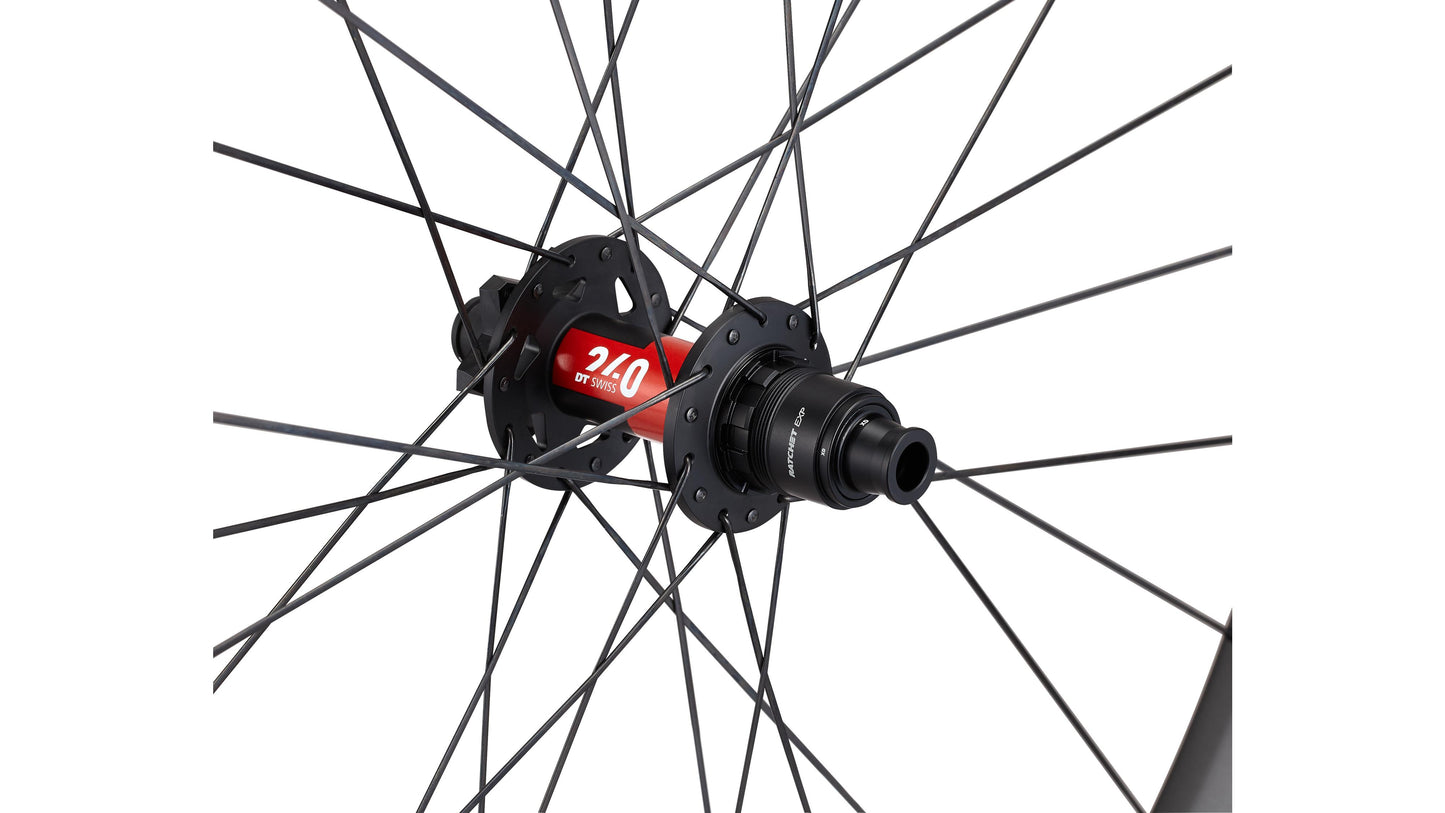 Specialized Roval Traverse SL II 240 6B - Satin Carbon/gloss Black 29 Front 28H
