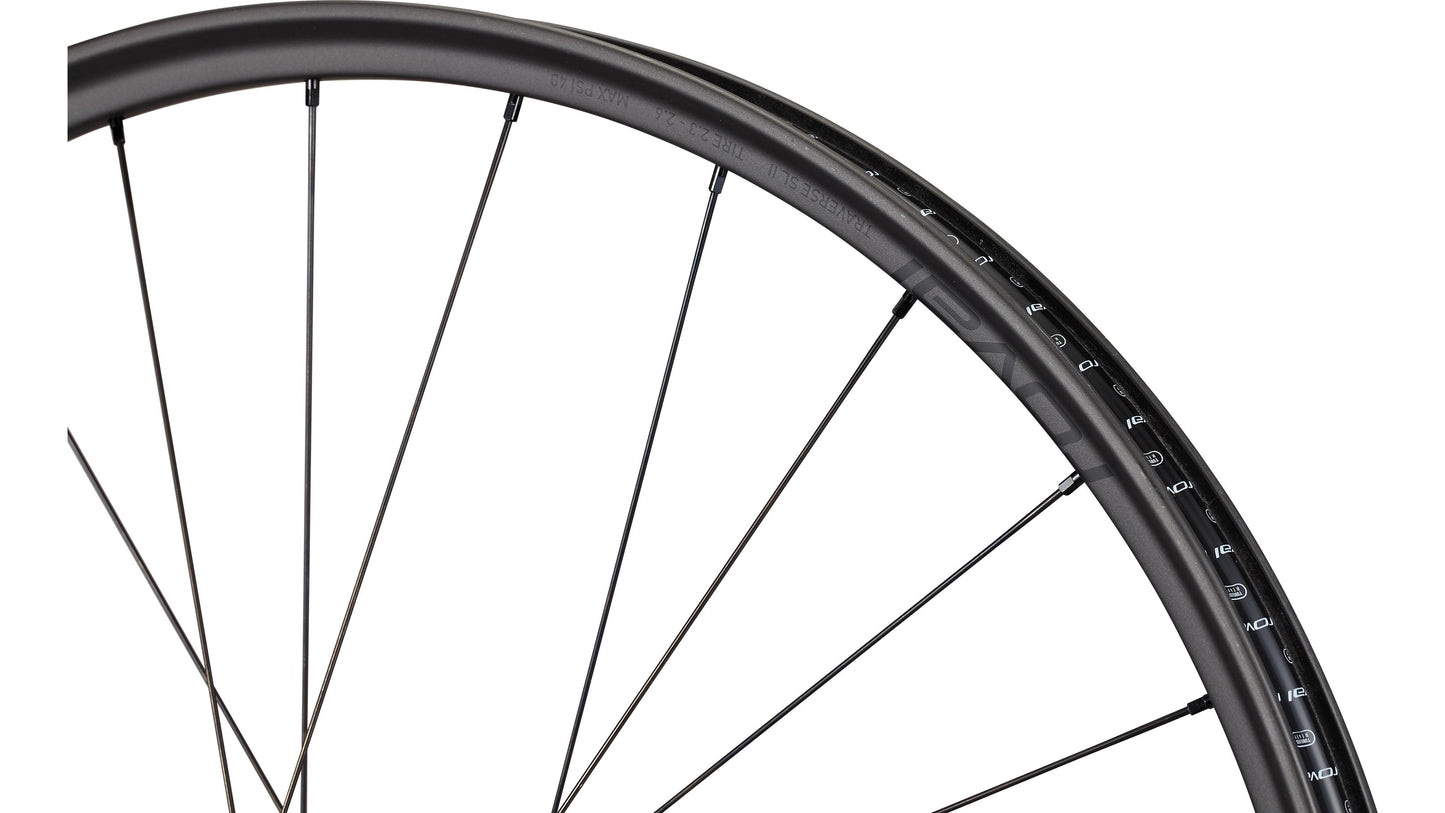 Specialized Roval Traverse SL II 350 6B - Satin Carbon/gloss Black 29 Rear 28H