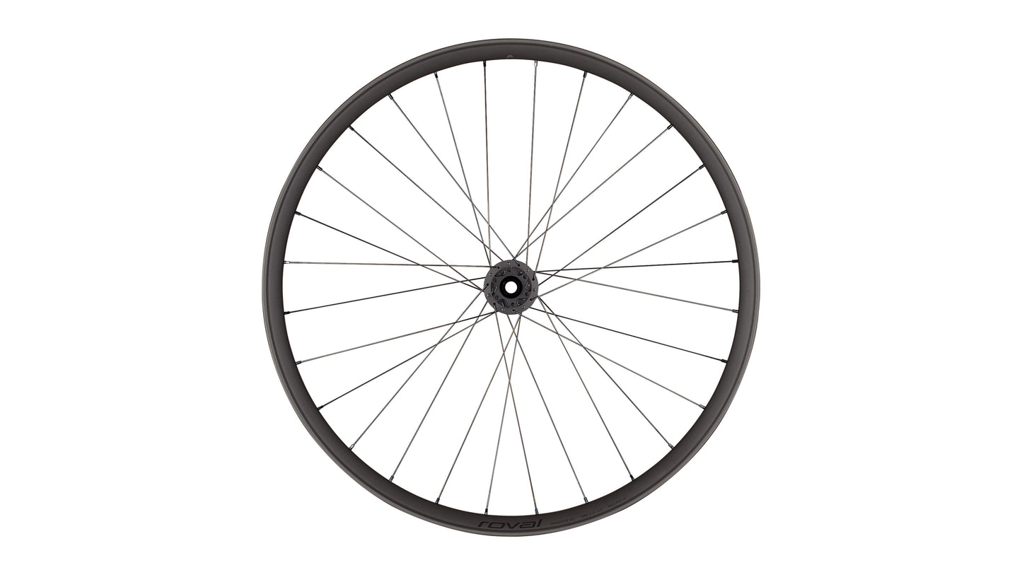 Specialized Roval Traverse HD 350 6B - Satin Carbon/gloss Black 29 Front 28H