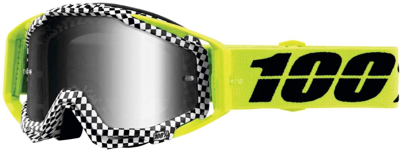 100% Racecraft Goggle Andre Mirror Silver Lens