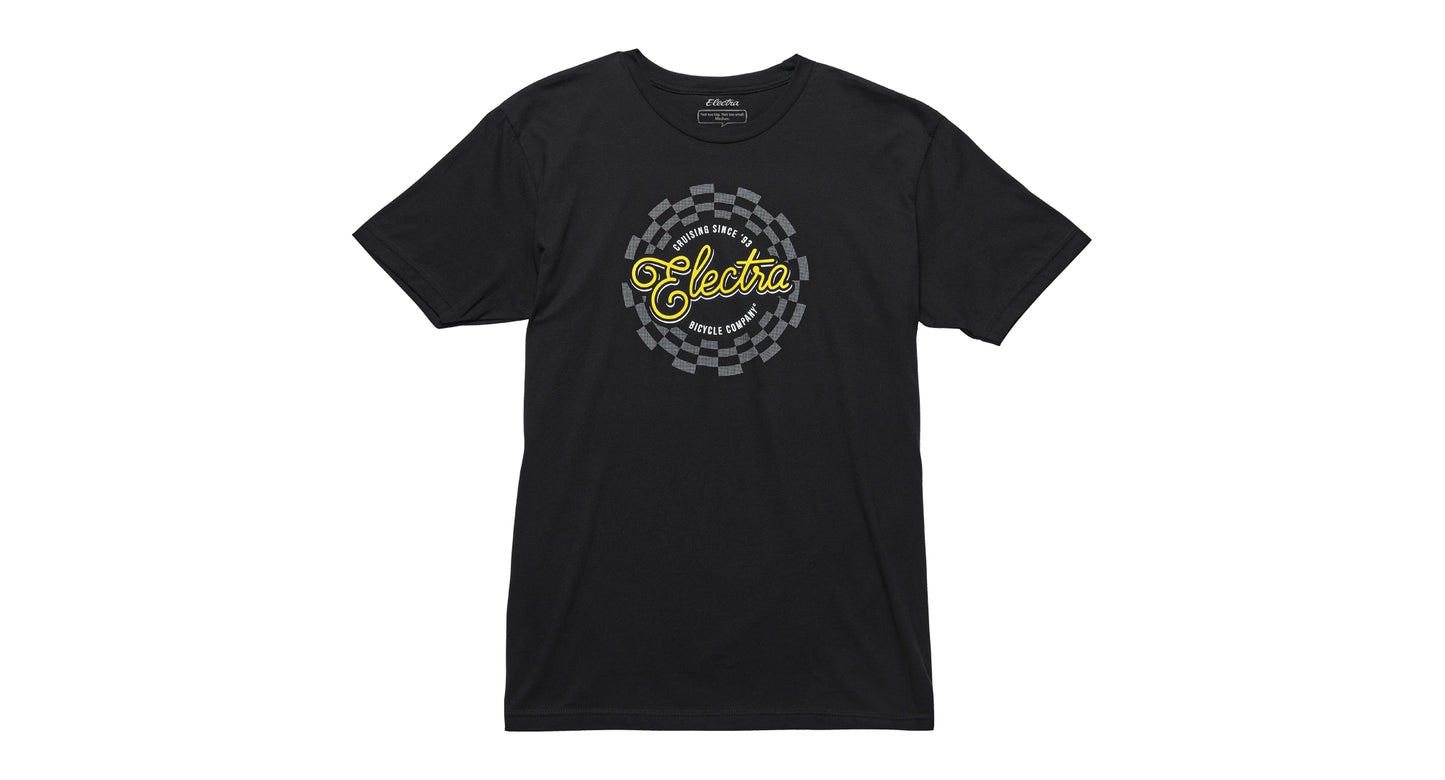 Electra Shirt Classic Check Tee Men Black
