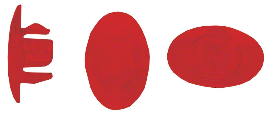 Velocity Rim Plug - Fits 7.7mm-8.3mm Diameter Holes Red Bag of 72