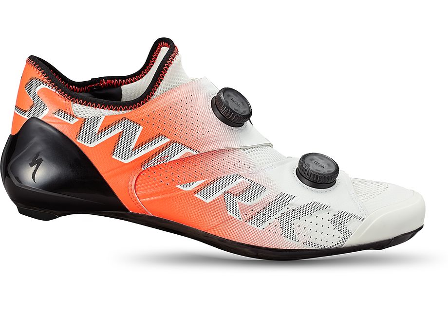 Specialized S-Works Ares Road Shoe Dunewht/Fryred 44 – Rock N' Road