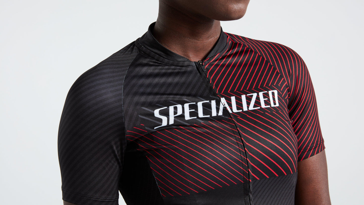 Specialized Sl+ Logo Stripe Jersey Ss Wmn Jersey