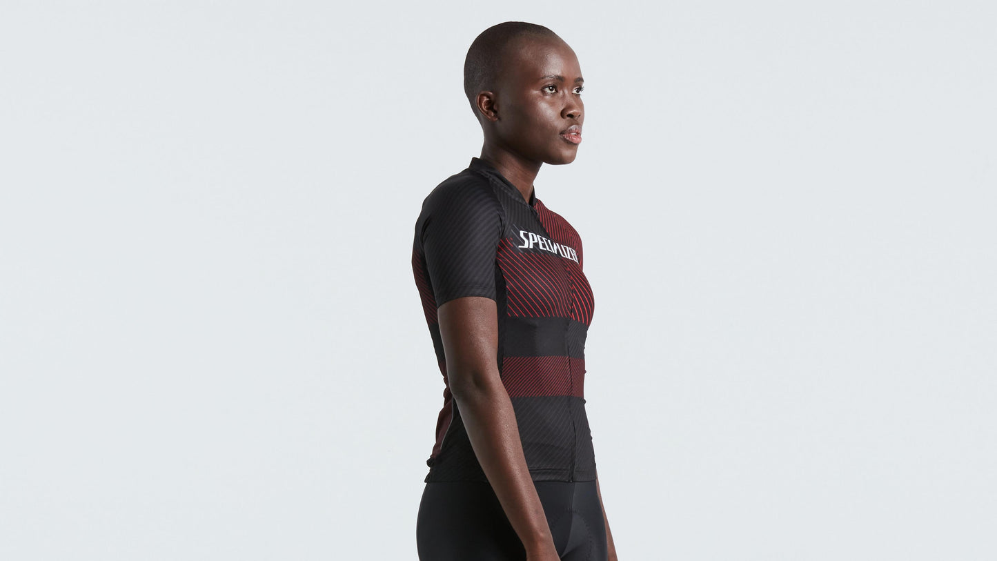 Specialized Sl+ Logo Stripe Jersey Ss Wmn Jersey
