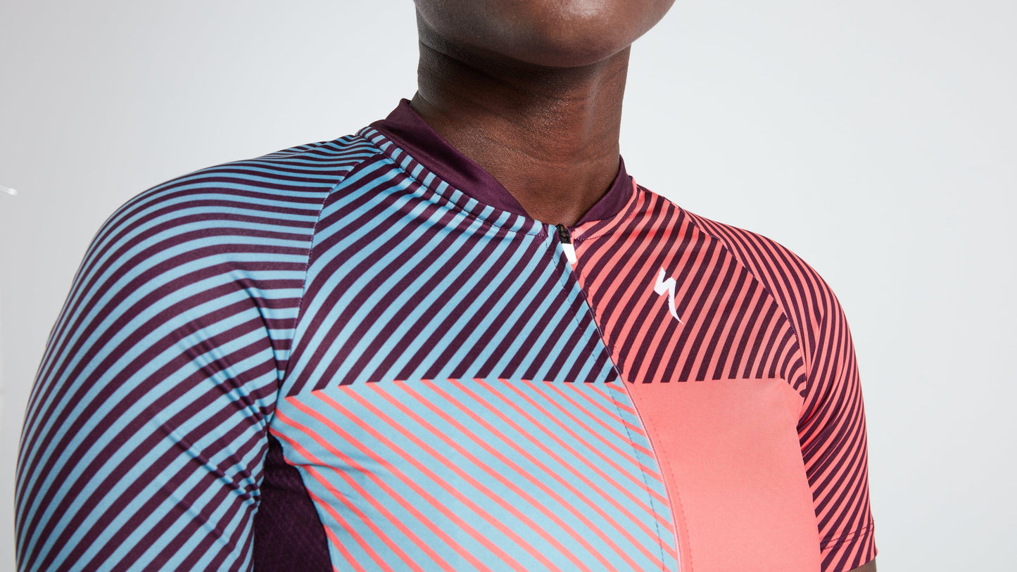 Specialized Sl+ Logo Stripe Jersey Ss Wmn Jersey