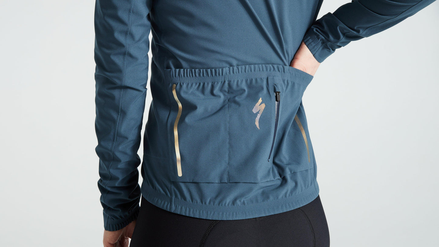 Specialized Women's RBX Comp Rain Jacket - Cast Blue XL