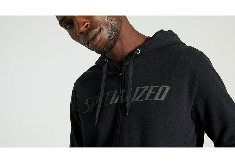 Specialized Legacy Wordmark Zip-Up Hoodie Men Blk