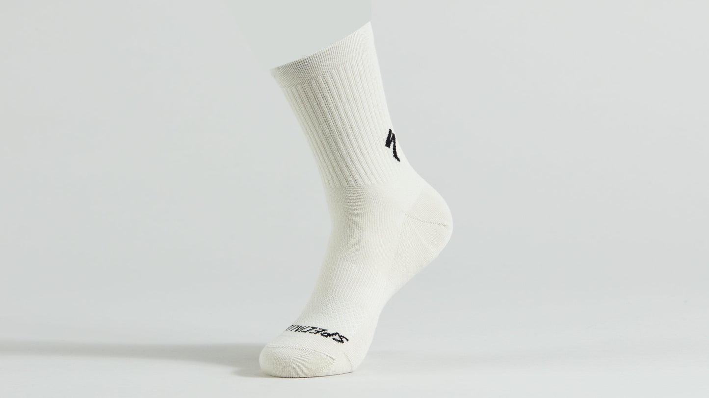 Specialized Cotton Tall Socks - White Mountains L