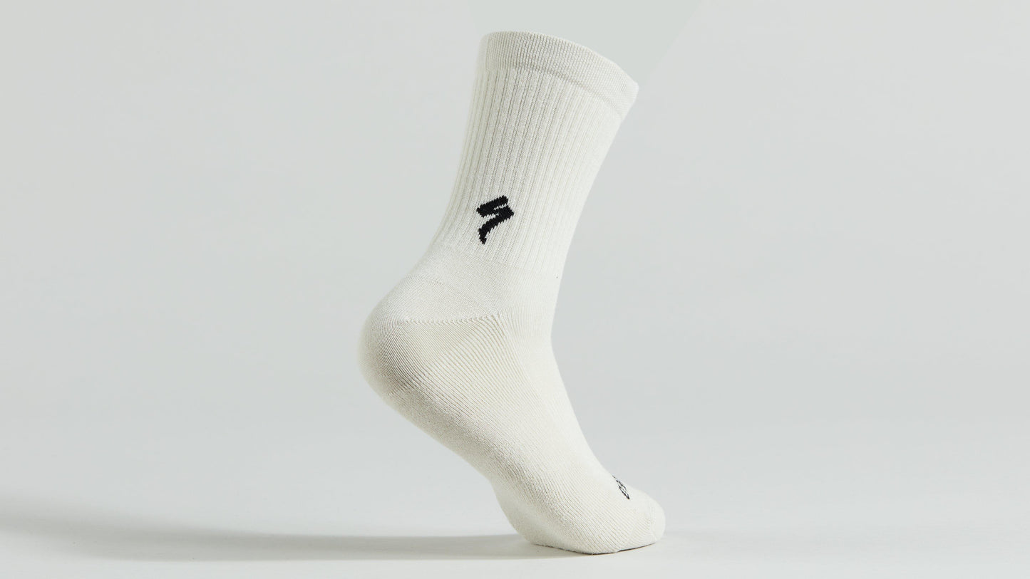 Specialized Cotton Tall Socks - White Mountains L
