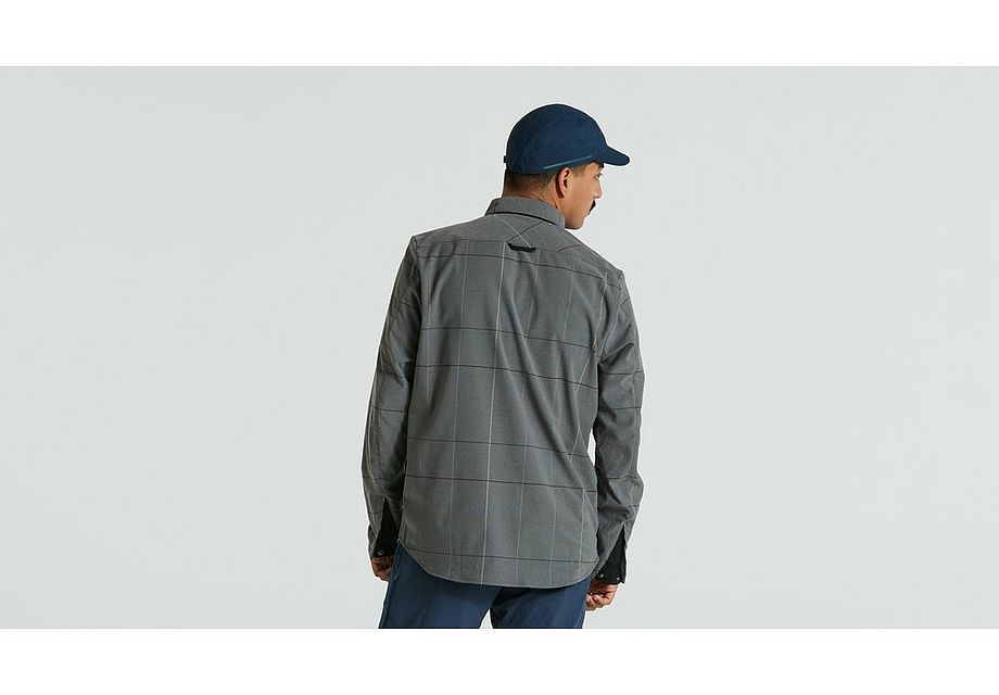 Specialized/Fjällräven Rider's Flannel Shirt Gry Flag Window LG