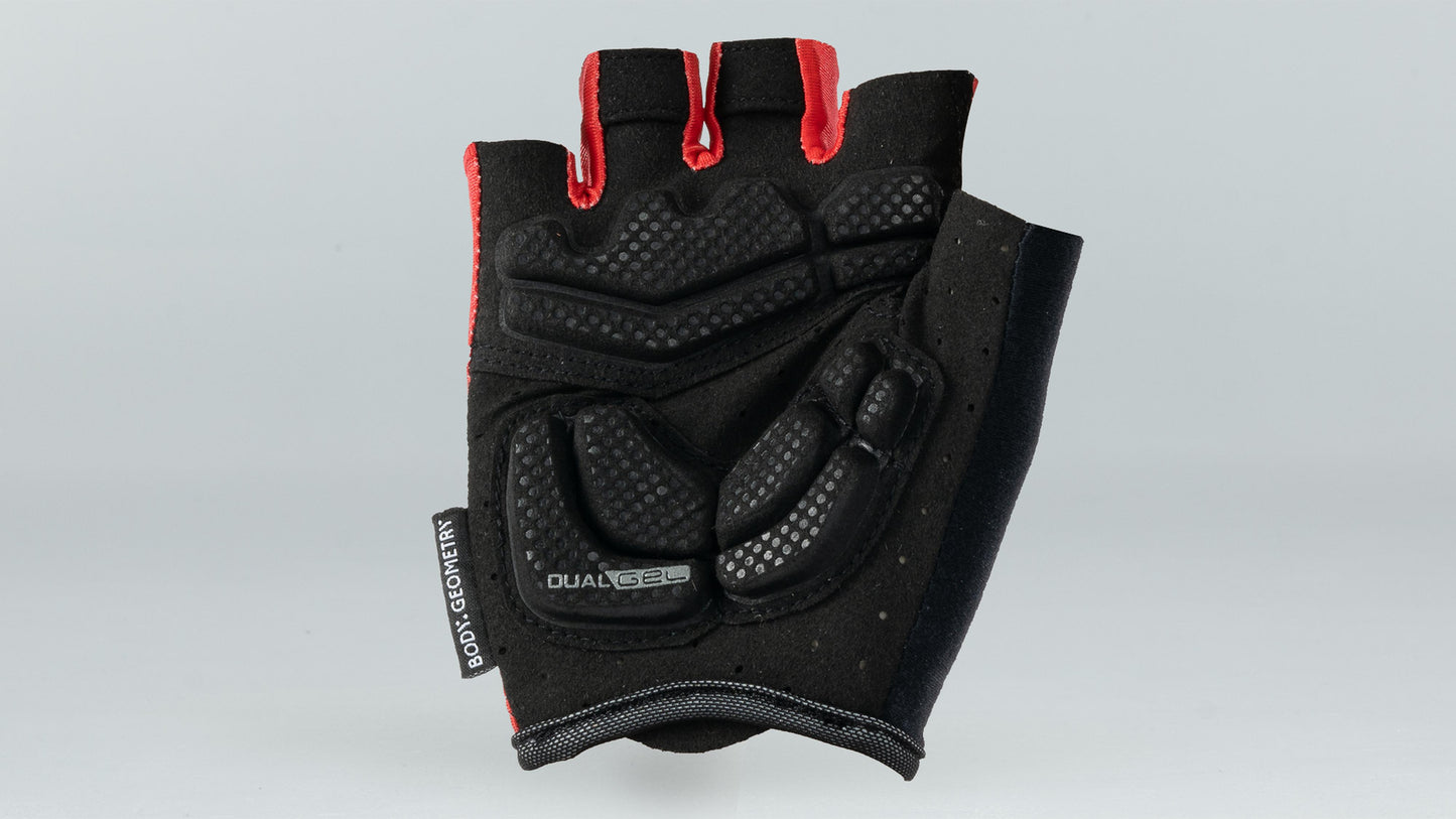 Specialized Women's Body Geometry Dual-Gel Short Finger Gloves - Red XS