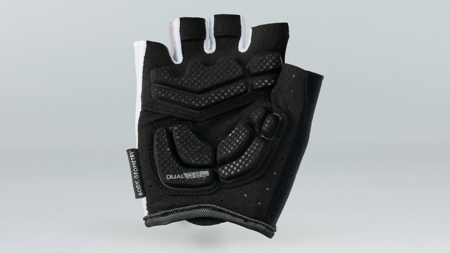 Specialized Women's Body Geometry Dual-Gel Short Finger Gloves - White XS