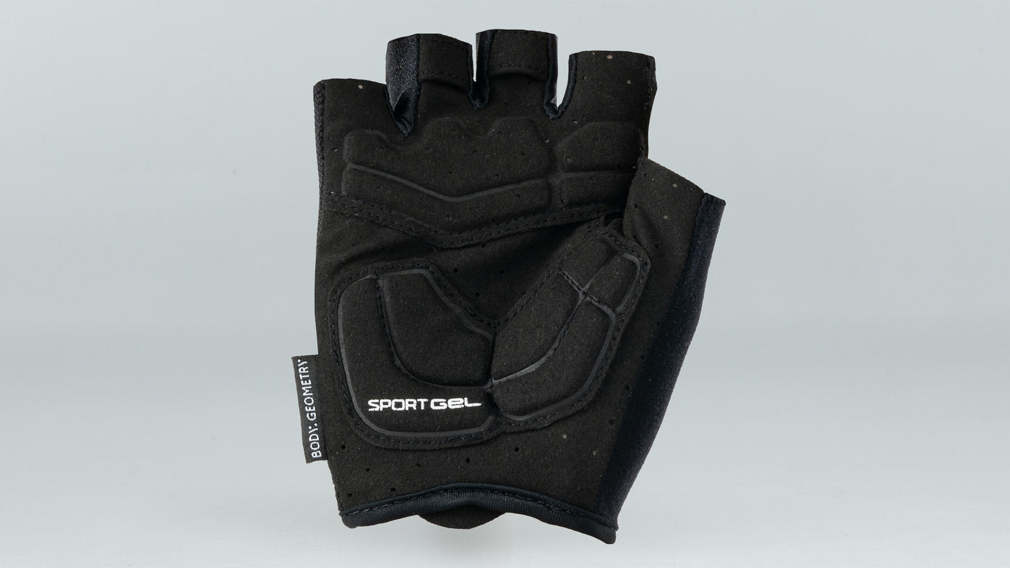 Specialized Women's Body Geometry Sport Gel Short Finger Gloves - Black XS