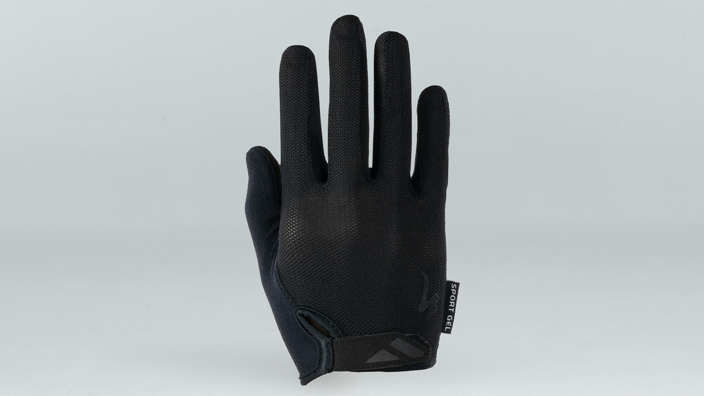Specialized Women's Body Geometry Sport Gel Long Finger Gloves - Black XS