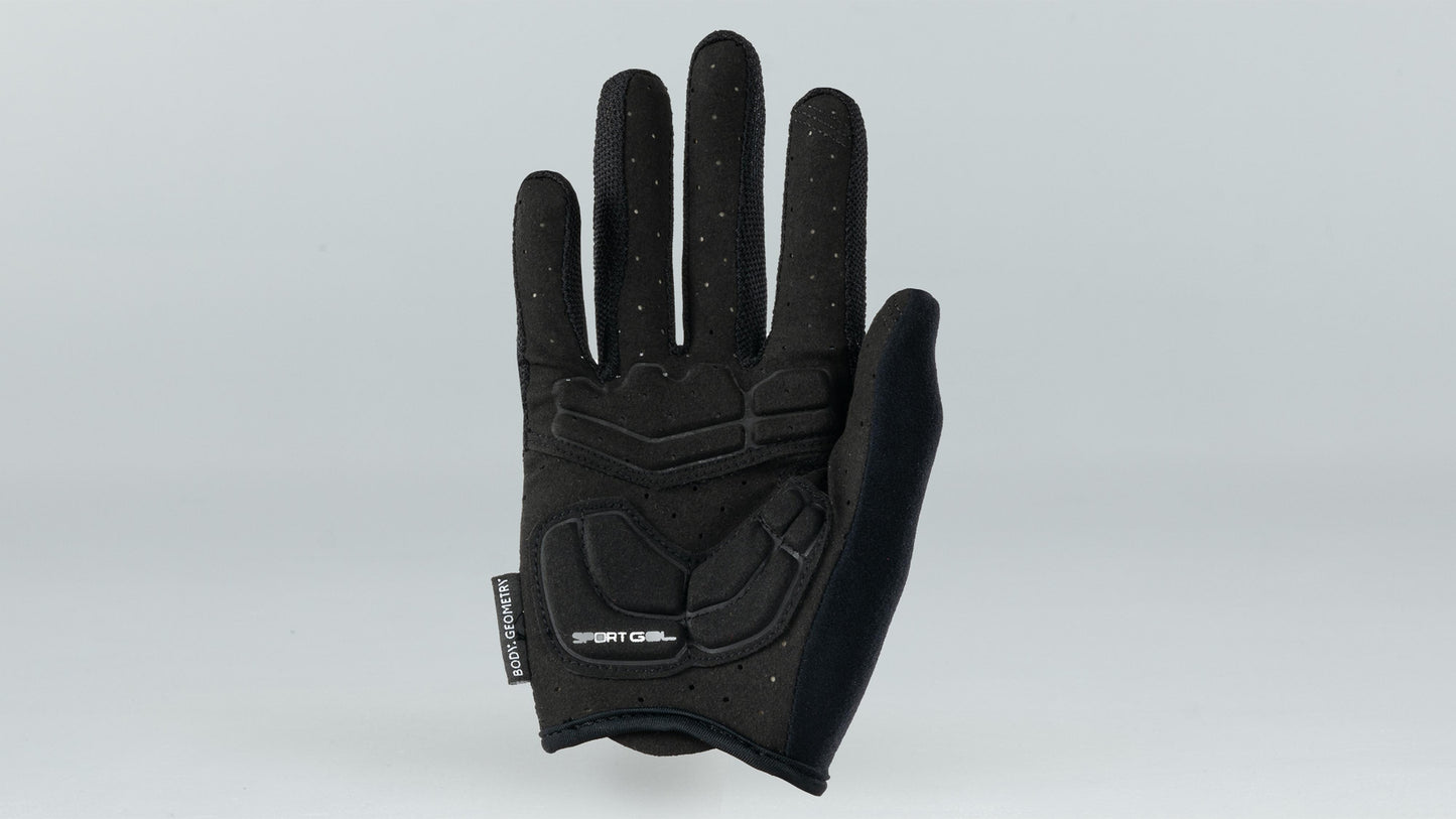 Specialized Women's Body Geometry Sport Gel Long Finger Gloves - Black XS