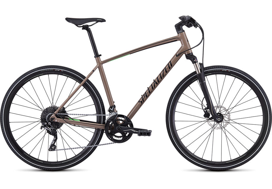 2019 Specialized Ct Elite Gloss Taupe/Acid Kiwi/Black Re XL