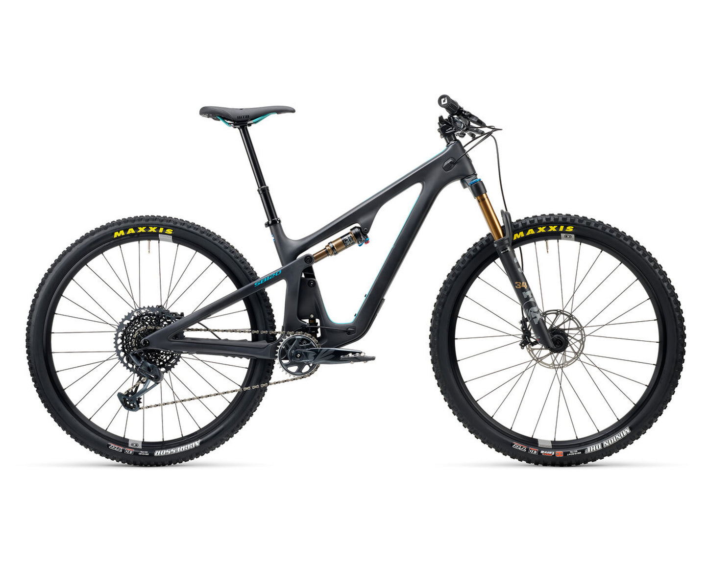 Yeti Cycles SB120 C2 GX Fox Factory Raw/Turq - Small