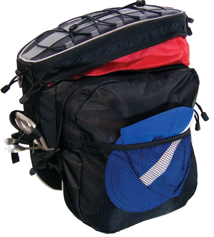 Banjo Brothers Rack Top Pannier Bag: Blk