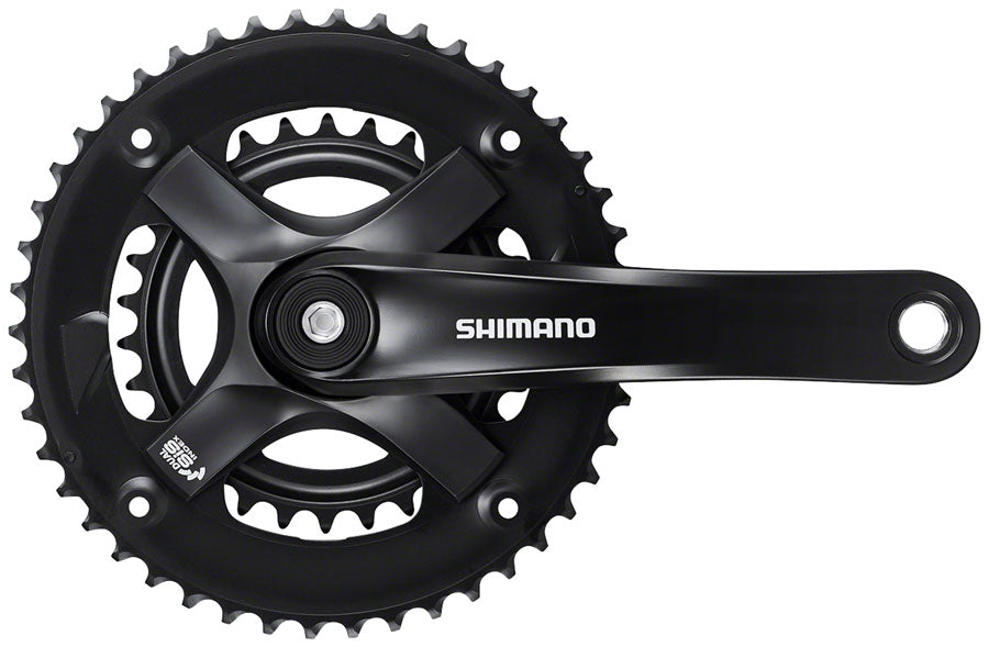 FRONT CHAINWHEEL FC-TY501-2 7/8-SPEED 175MM 46-30T W/O CHAIN GUARD CHAIN CASE NOT COMPATIBLE BLACK