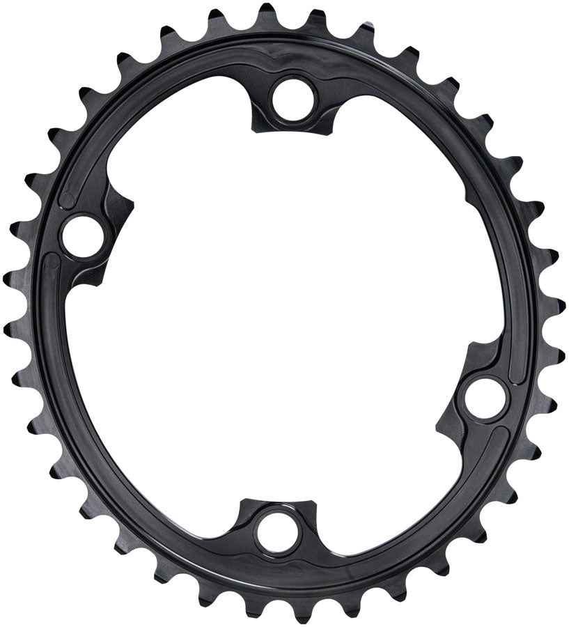 absoluteBLACK Premium Oval 110 BCD 4-Bolt Road Chainring for Shimano 9000/6800/5800