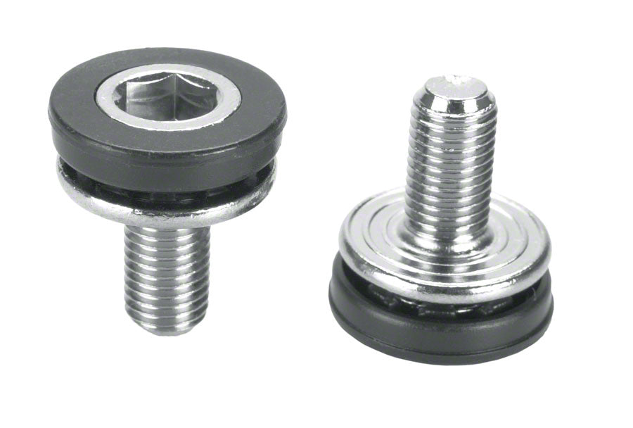 CRANK ARM BOLT KIT M8 CAPLESS QTY 2 FOR SQUARE-TAPER & POWERSPLINE
