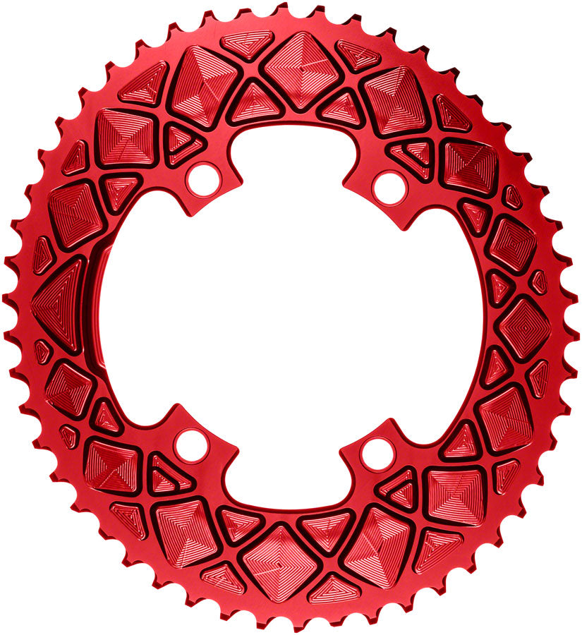 absoluteBLACK Premium Oval 110 BCD 4-Bolt Road Chainring for Shimano 9000/6800/5800