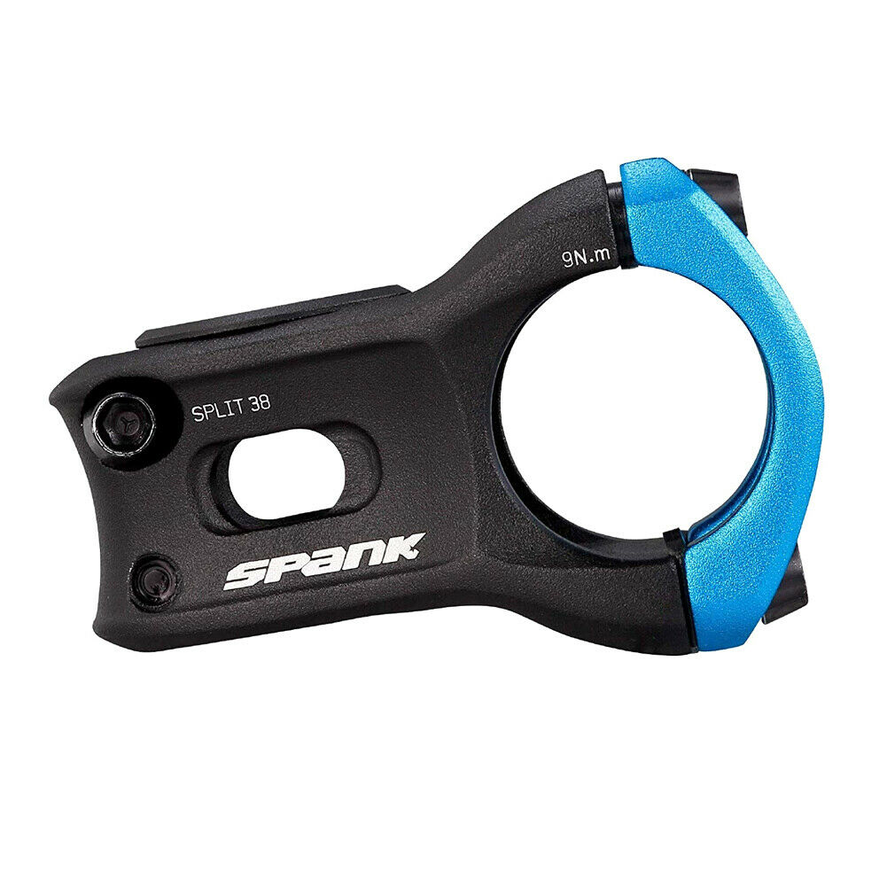 Spank Split Stem Blue 38mm