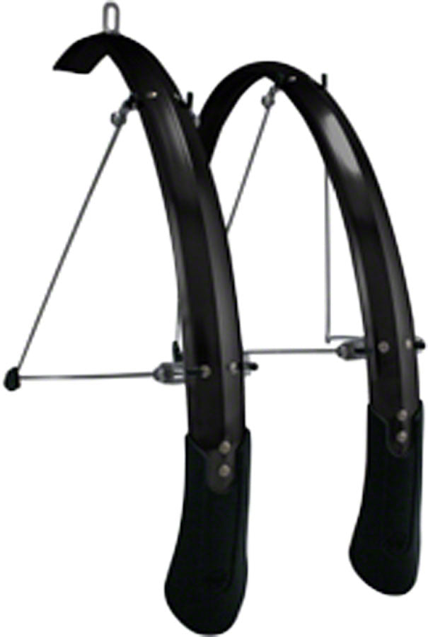 PLANET BIKE CASCADIA ALX 700C X 43 FENDER SET: BLACK (700C X 25-35)