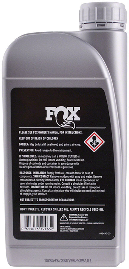 OIL: SUSPENSION FLUID 4 WT 1.0 LITER BOTTLE