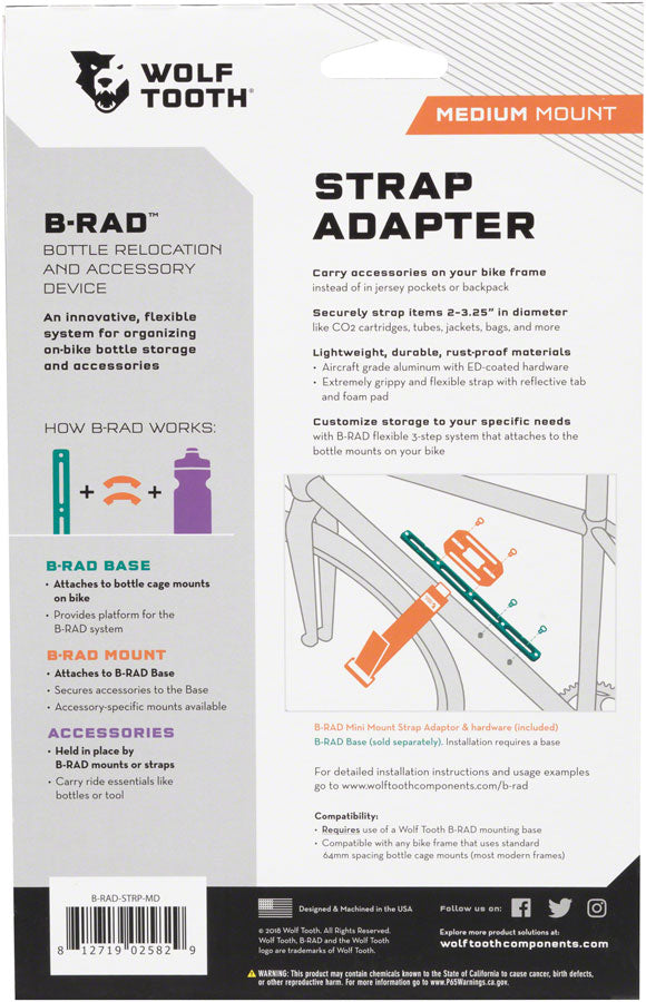 Wolf Tooth B-RAD Accessory Strap Mounts