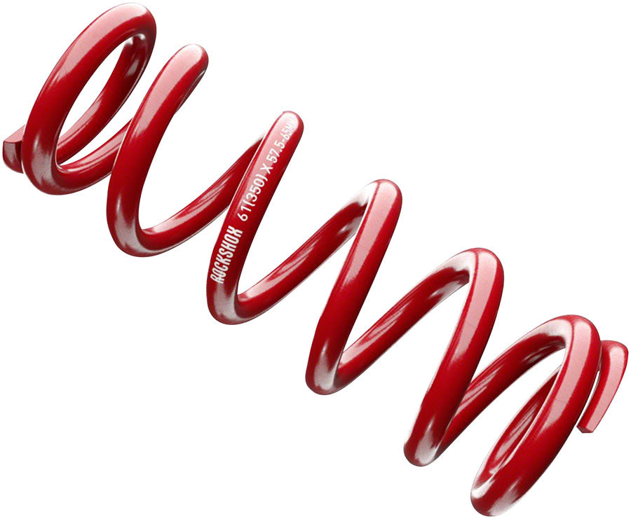 SPRING, METRIC COIL, RED , LENGTH 151MM, SPRING TRAVEL (57.5-65MM