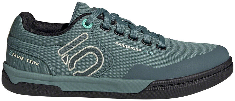 Five Ten Freerider Pro Primeblue Flat Shoe - Women's, Acid Mint / Hazy Emerald / Sand
