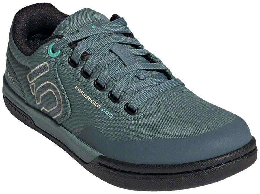 Five Ten Freerider Pro Primeblue Flat Shoe - Women's, Acid Mint / Hazy Emerald / Sand