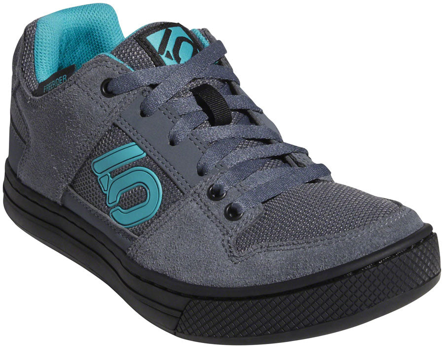 Five Ten Freerider Flat Shoes - Women's, Onix/Shock Green/Black