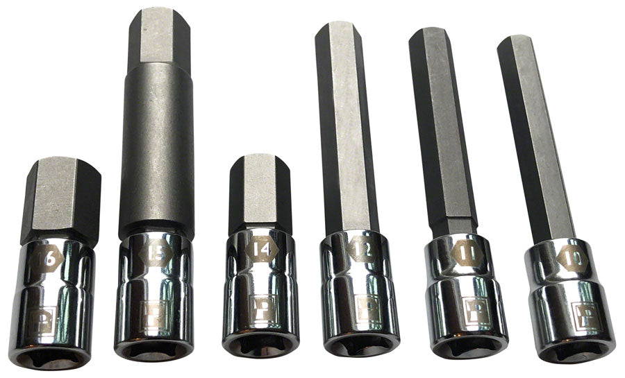 Pedro's Large Sizes Hex Bit Set – 6 piece