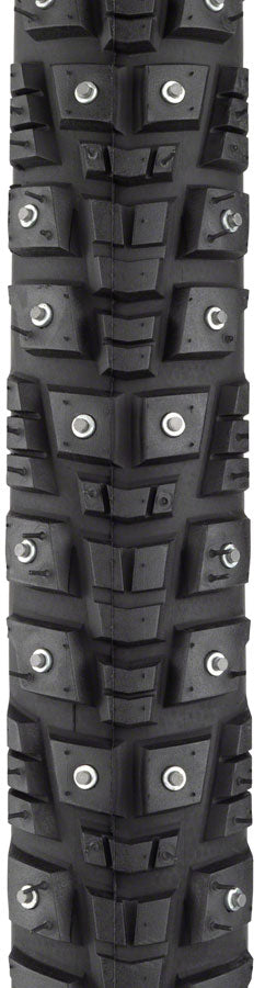 45NRTH GRAVDAL TIRE - 650B X 38 CLINCHER STEEL BLACK 33TPI 240 CARBIDE STEEL STUDS
