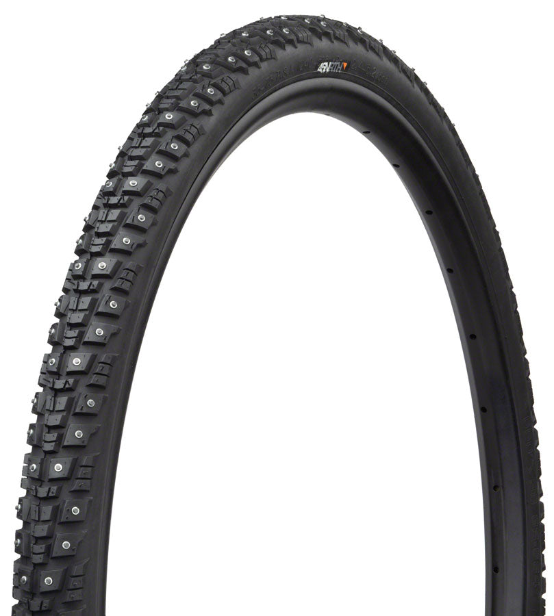 45NRTH GRAVDAL TIRE - 650B X 38 CLINCHER STEEL BLACK 33TPI 240 CARBIDE STEEL STUDS