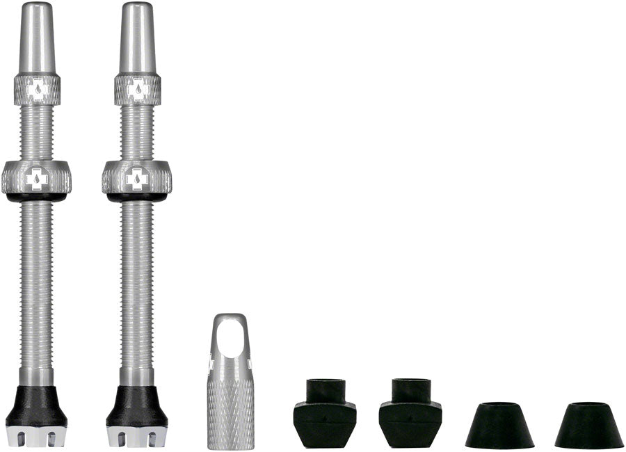 Muc-Off Tubeless Valves v2 - Silver 60mm