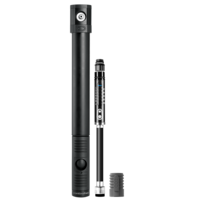 HAND PUMPS KLIC HV GAUGE W/ CO2 BLACK MIDNIGHT EDITION