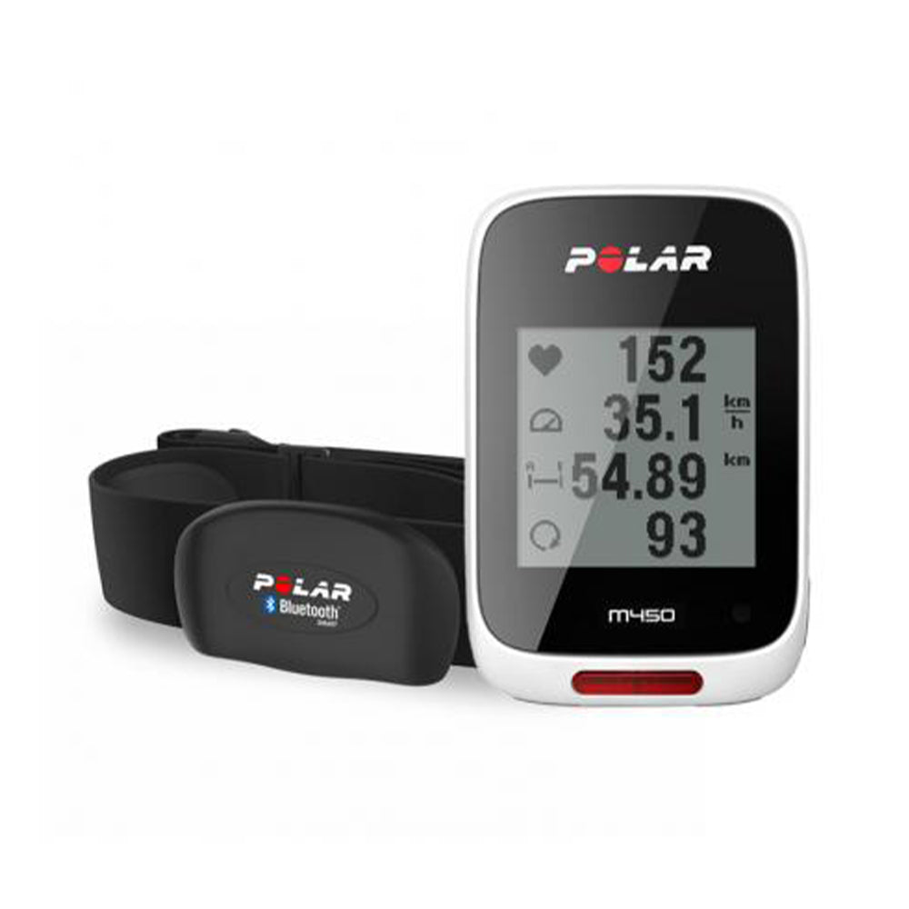 Polar M450 GPS Computer w/HR White
