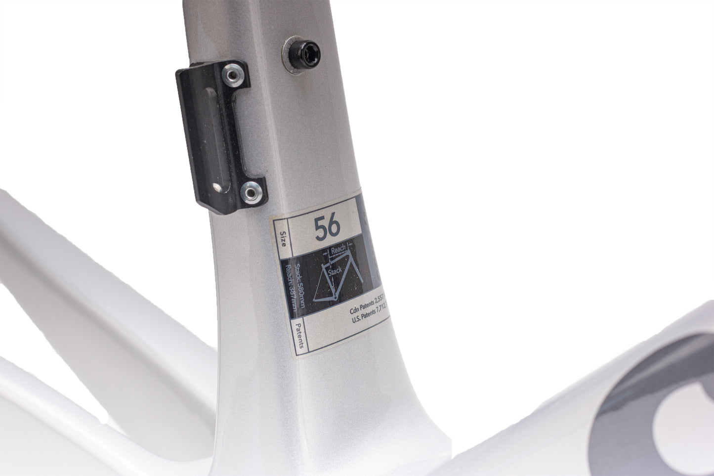 2014 Cervelo R3 Framset Silver / Navy Blue 56