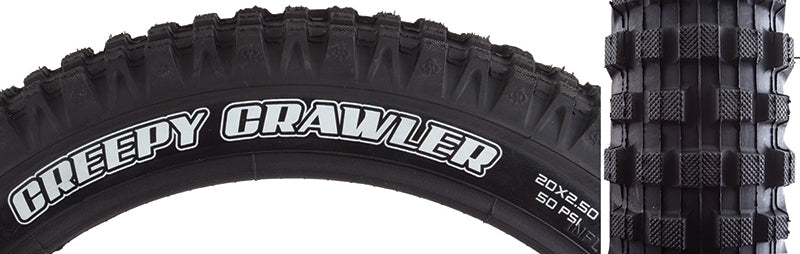 MAXXIS CREEPY CRAWLER R (ISO 387) 20X2.5 BK WIRE 25 SC/ST