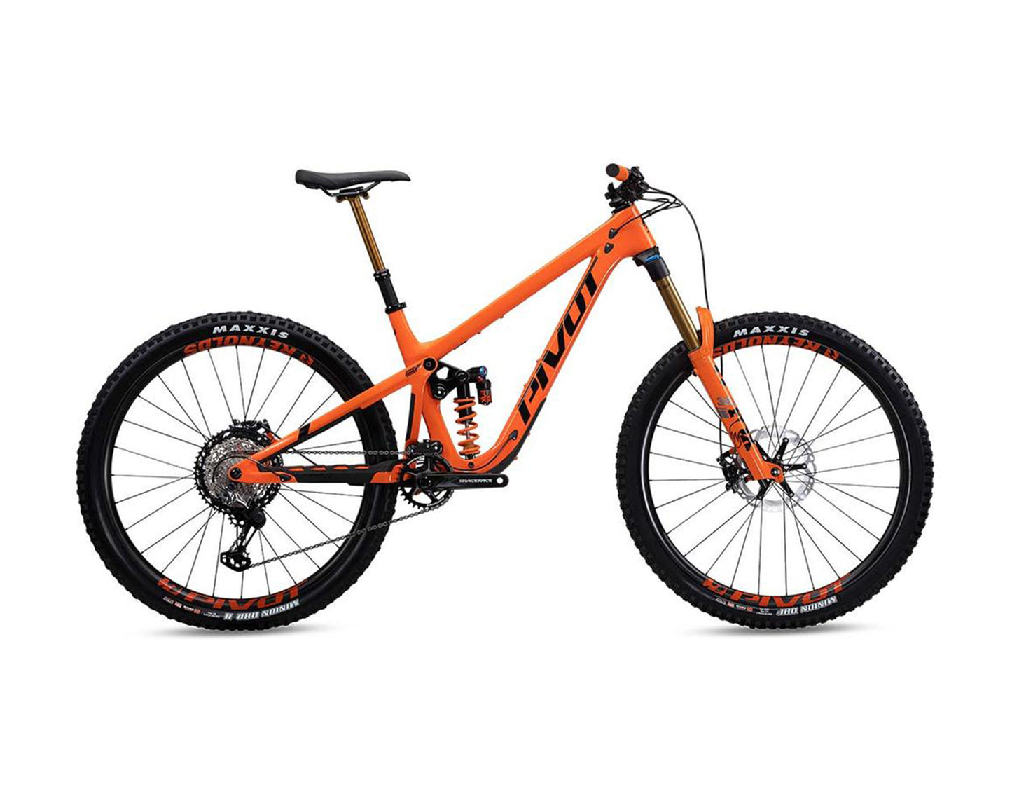 2021 Pivot Firebird Pro XT Coil Shock Carbon Wheel Orange XL